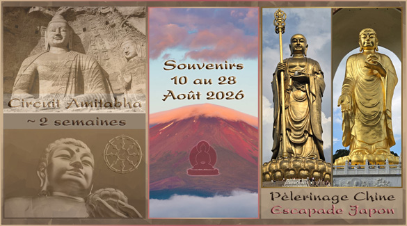 Pèlerinage Bouddhiste Chine-Japon - Amitabha Août 2026